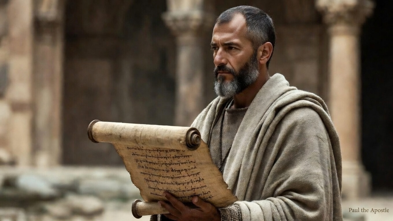 Paul reading the Mysteries